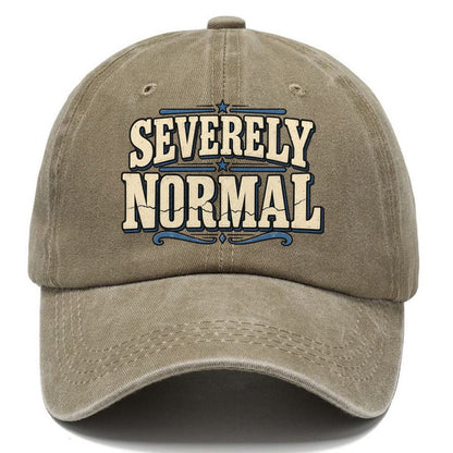 Severely Normal American Wit Classic Cap – Warm Sand