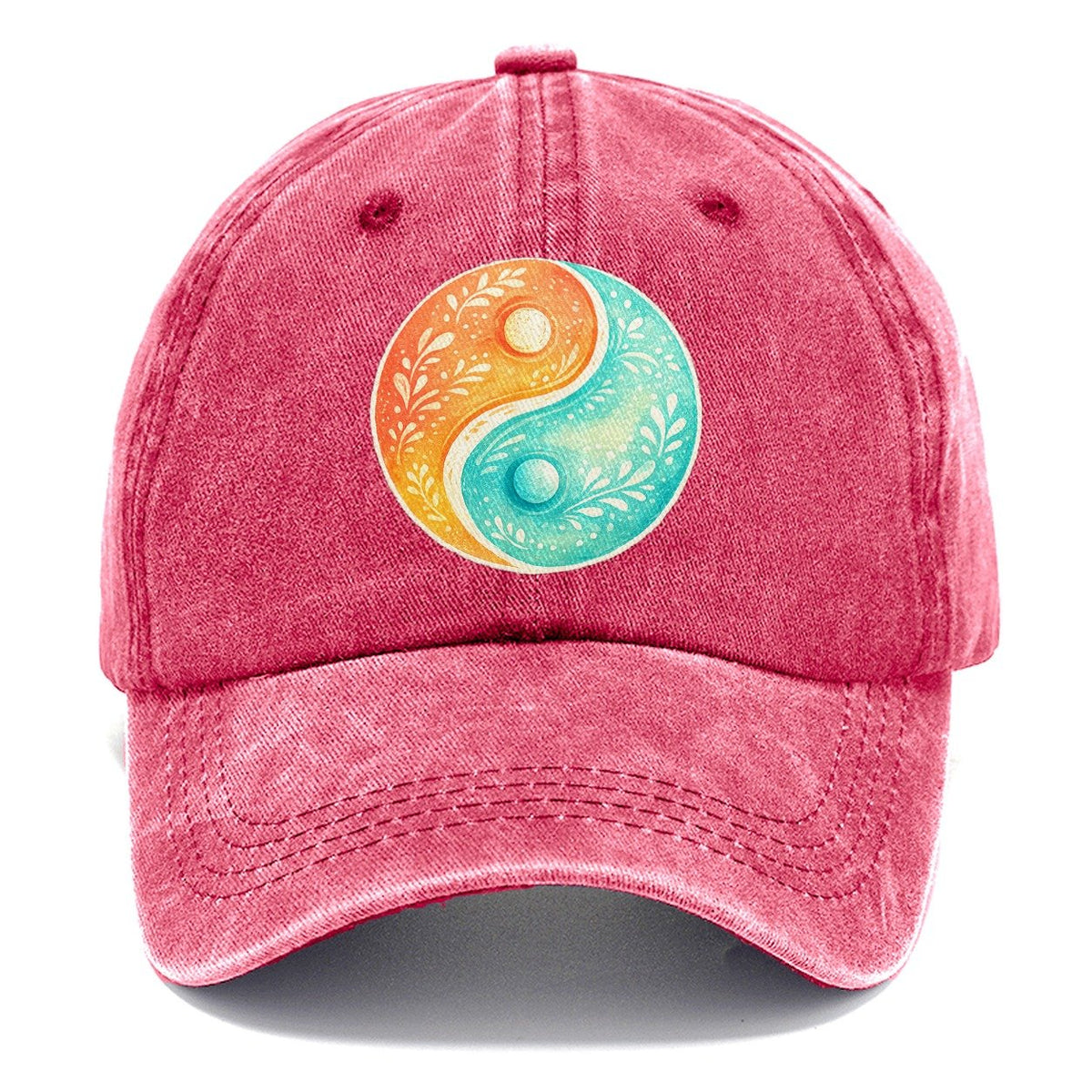 Botanical Yin Yang Classic Cap – Pomegranate Blush