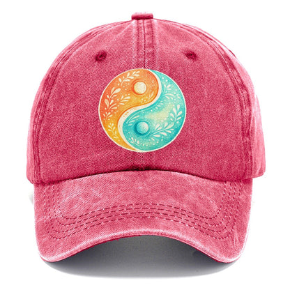 Botanical Yin Yang Classic Cap – Pomegranate Blush