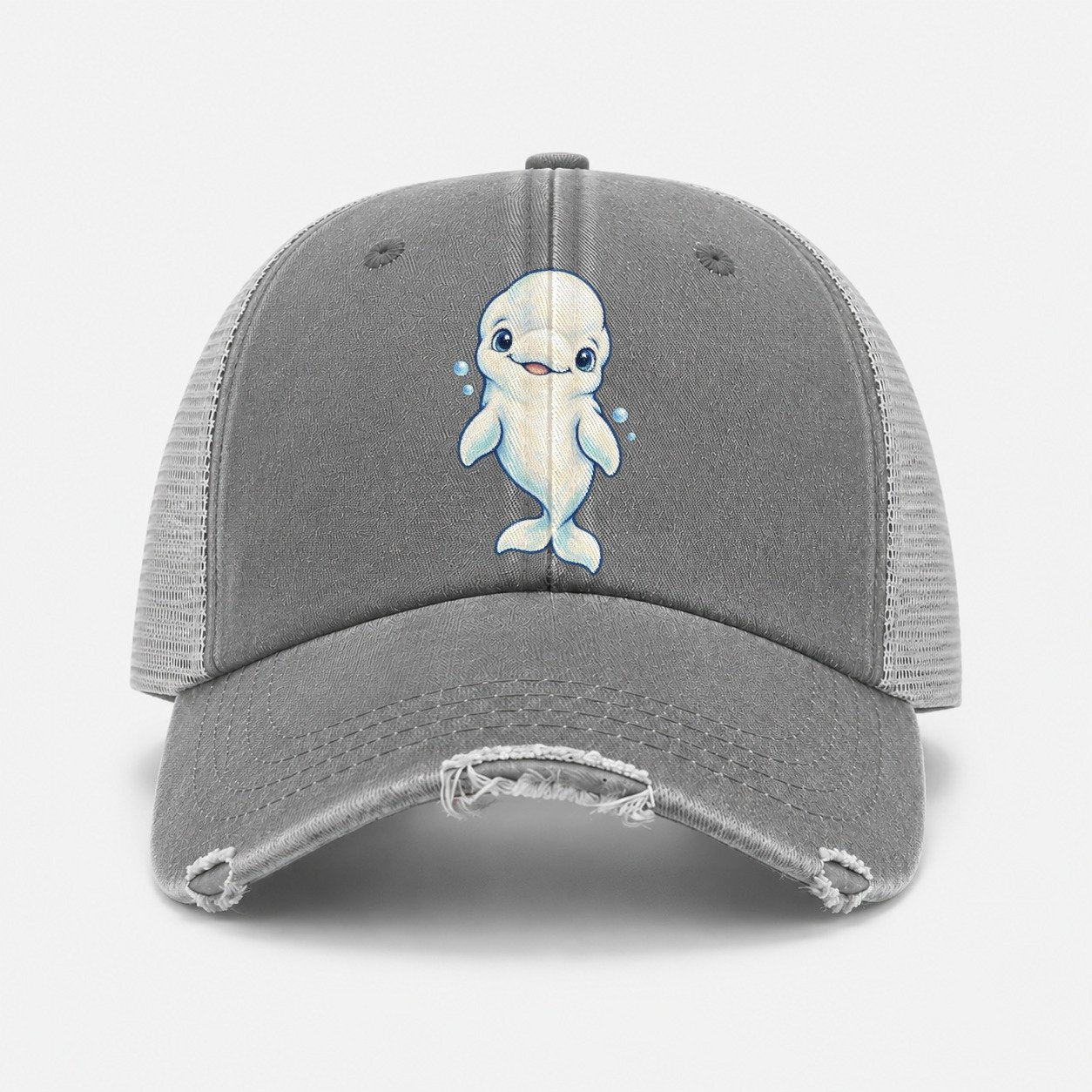 Grey — front view