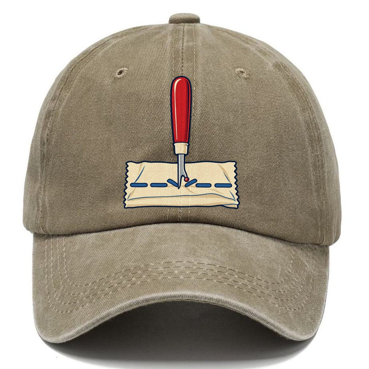 Seam Ripper Study Sewing And Quilting Classic Cap – Warm Sand