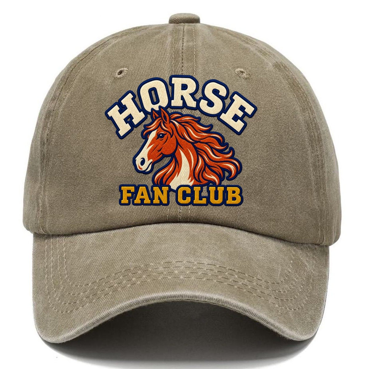 Horse Fan Club Classic Cap – Warm Sand