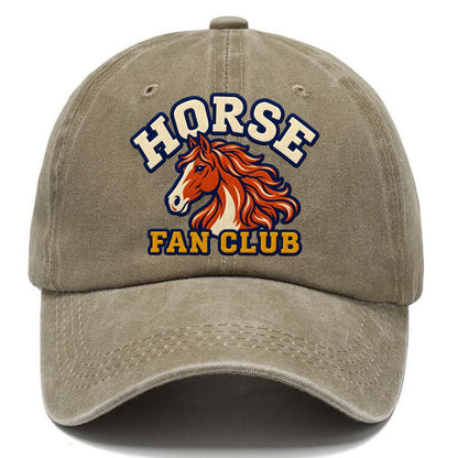 Horse Fan Club Classic Cap – Warm Sand