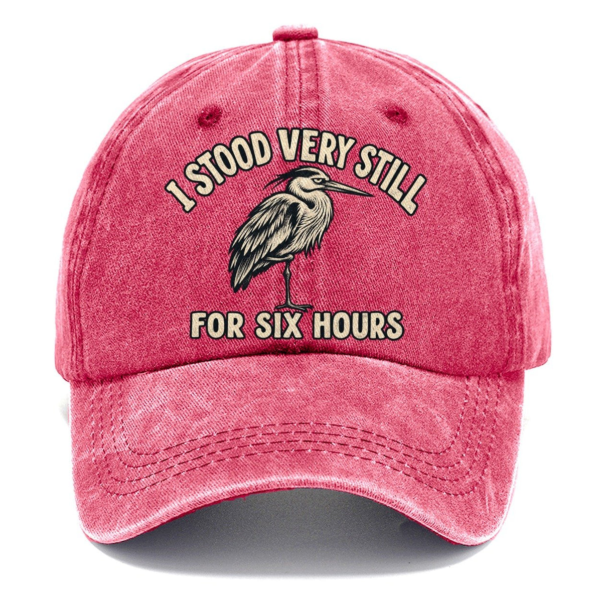 Heron Six Hours No Worm Club Classic Cap – Pomegranate Blush