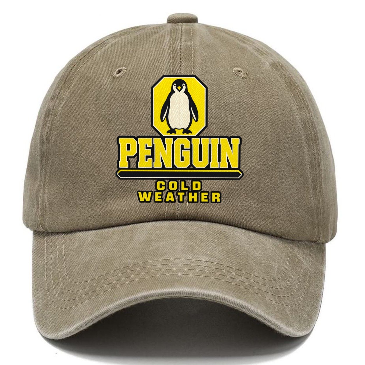 Penguin Cold Weather Heavy Duty Classic Cap – Warm Sand