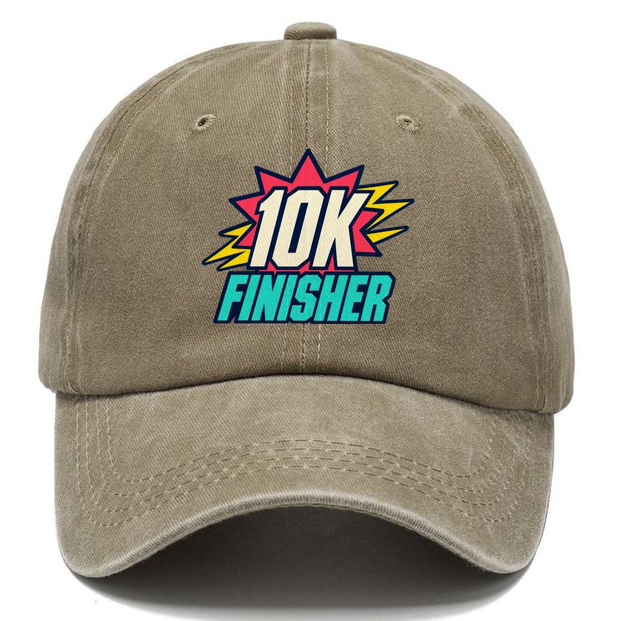 10K Finisher 90S Running Clubs Classic Cap – Warm Sand