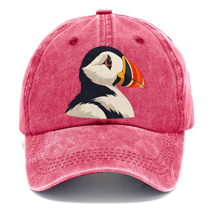 Puffin Portrait Classic Cap – Pomegranate Blush