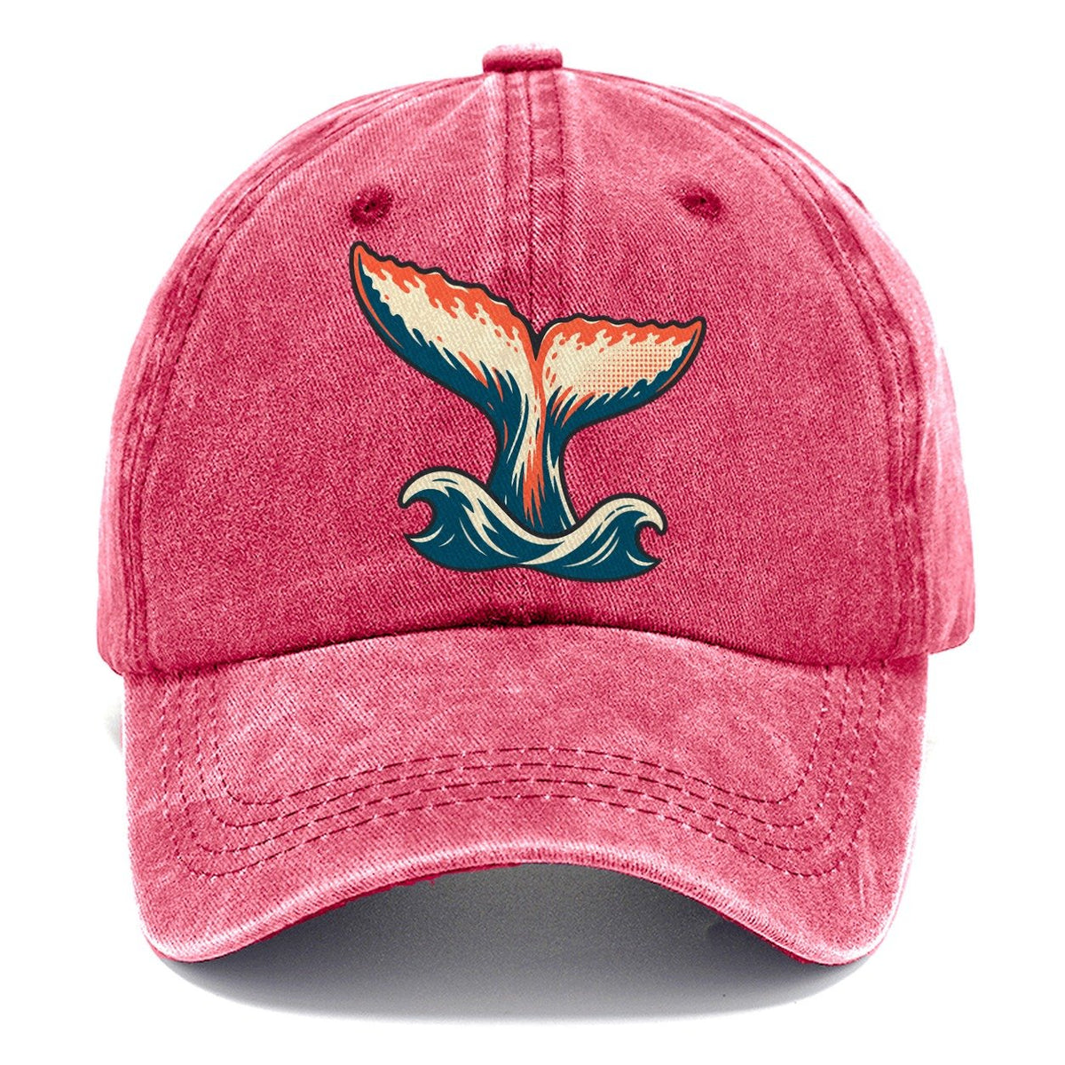 Humpback Tail Lift Classic Cap – Pomegranate Blush