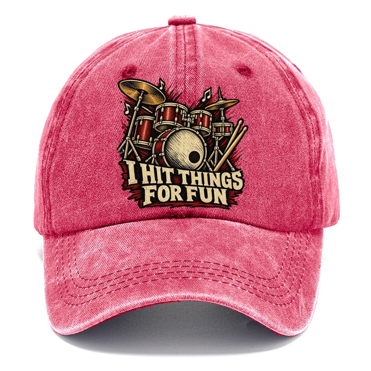 I Hit Things For Fun Classic Cap – Pomegranate Blush