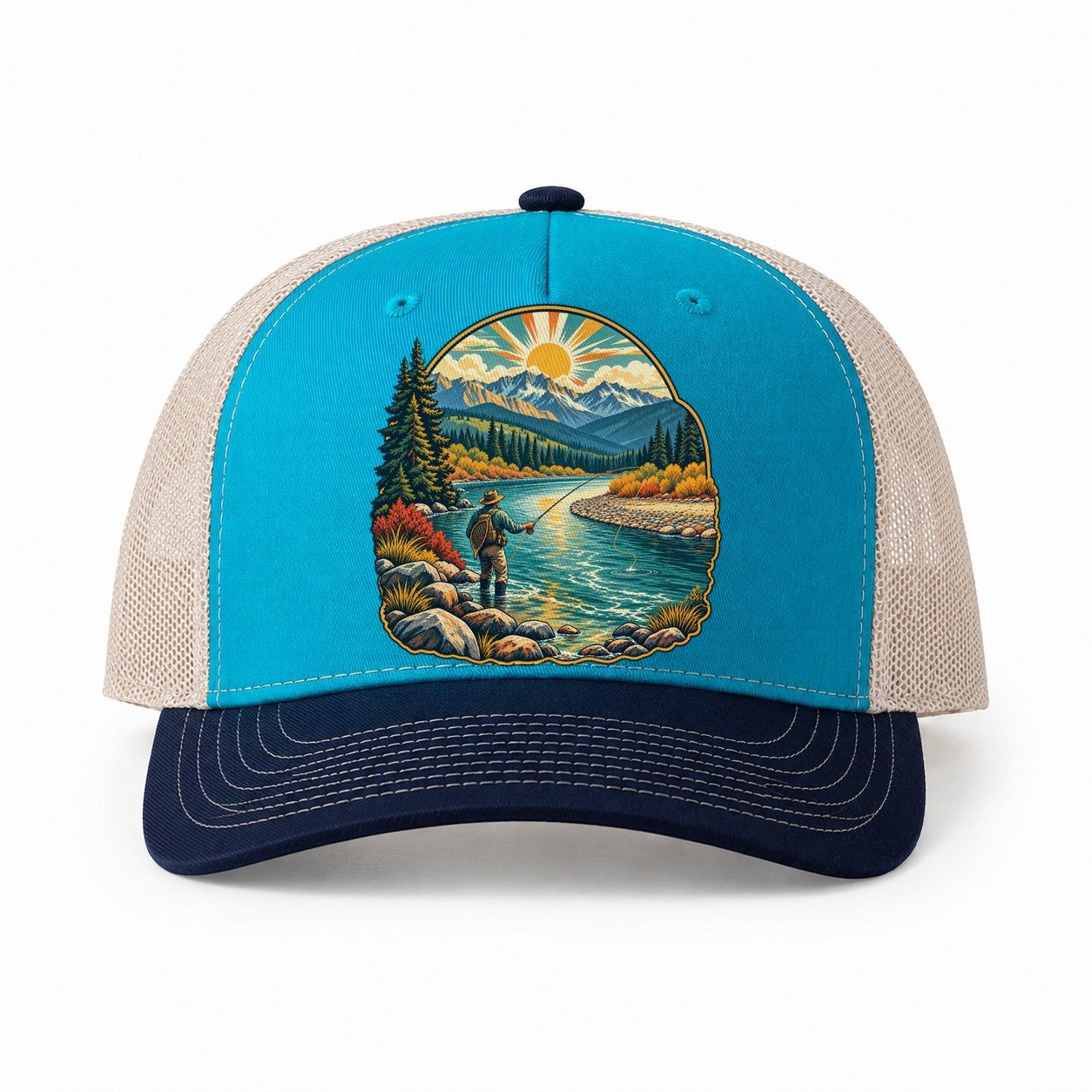 Teal-Navy — front view