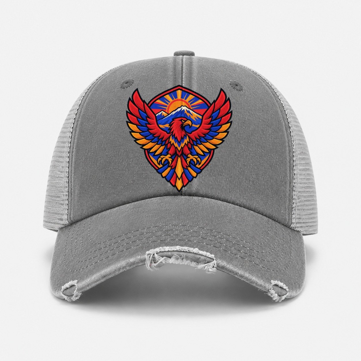 Grey — front view