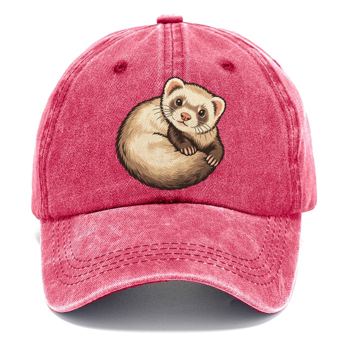 Ferret Loop Small Pet Logos Classic Cap – Pomegranate Blush