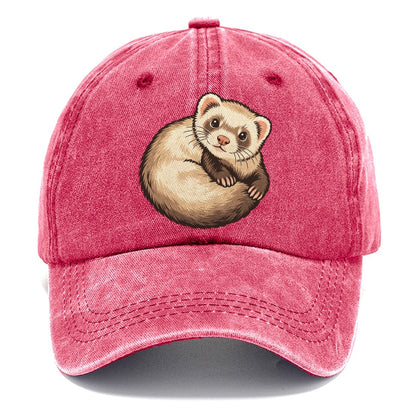 Ferret Loop Small Pet Logos Classic Cap – Pomegranate Blush