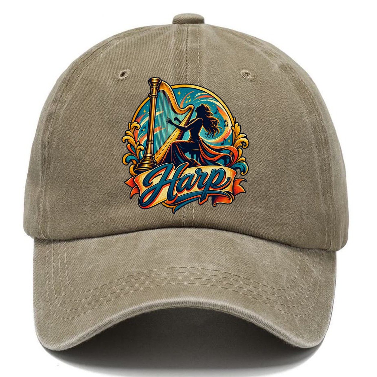 Harp Crest Music Instruments Classic Cap – Warm Sand