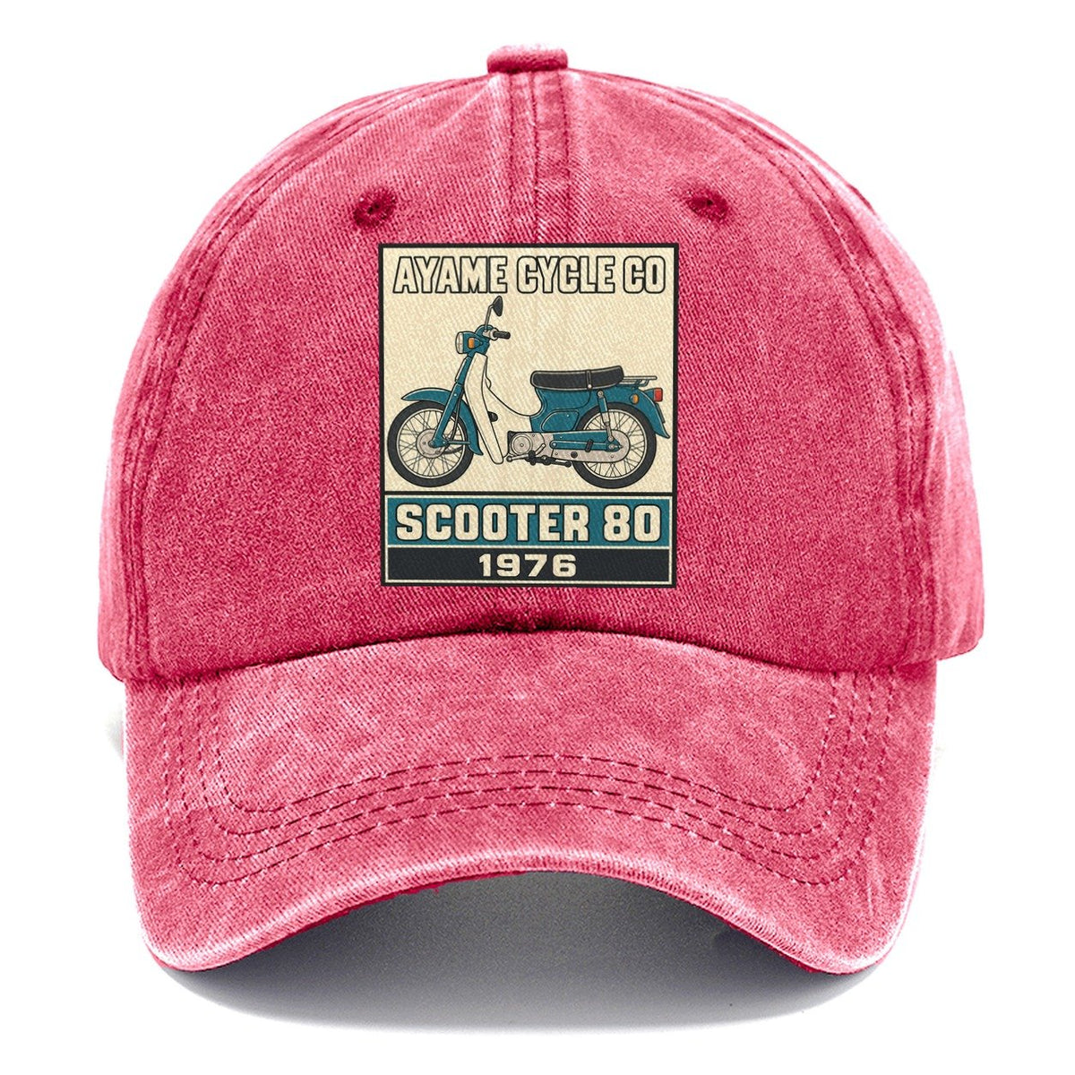 Ayame Scooter 80 Showa Speed Plates Classic Cap – Pomegranate Blush