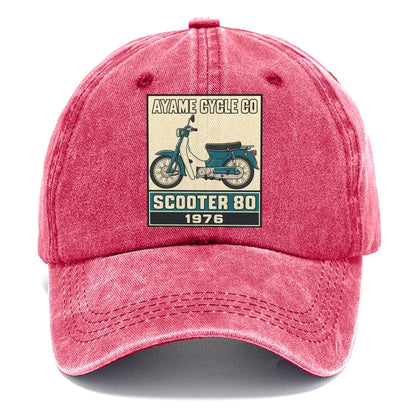 Ayame Scooter 80 Showa Speed Plates Classic Cap – Pomegranate Blush