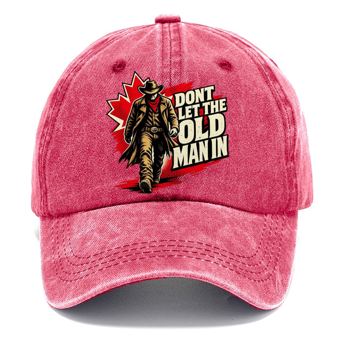 Don't Let The Old Man In Canada Pop Art Classic Cap – Pomegranate Blush