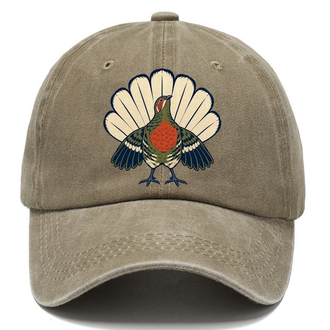 Courtship Display Study Birdwatching Classic Cap – Warm Sand
