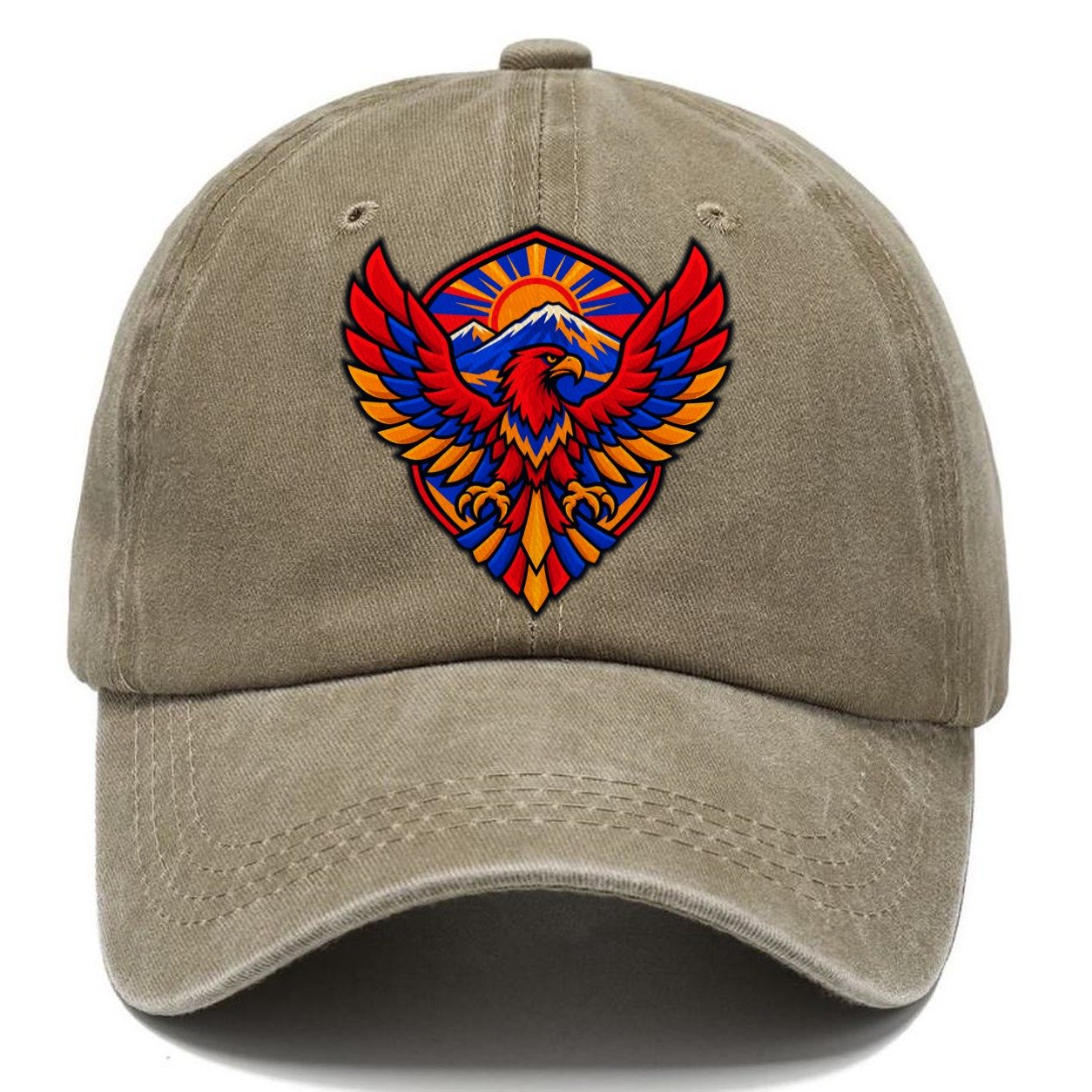 Armenia Minimal Emblem Country Logos Classic Cap – Warm Sand