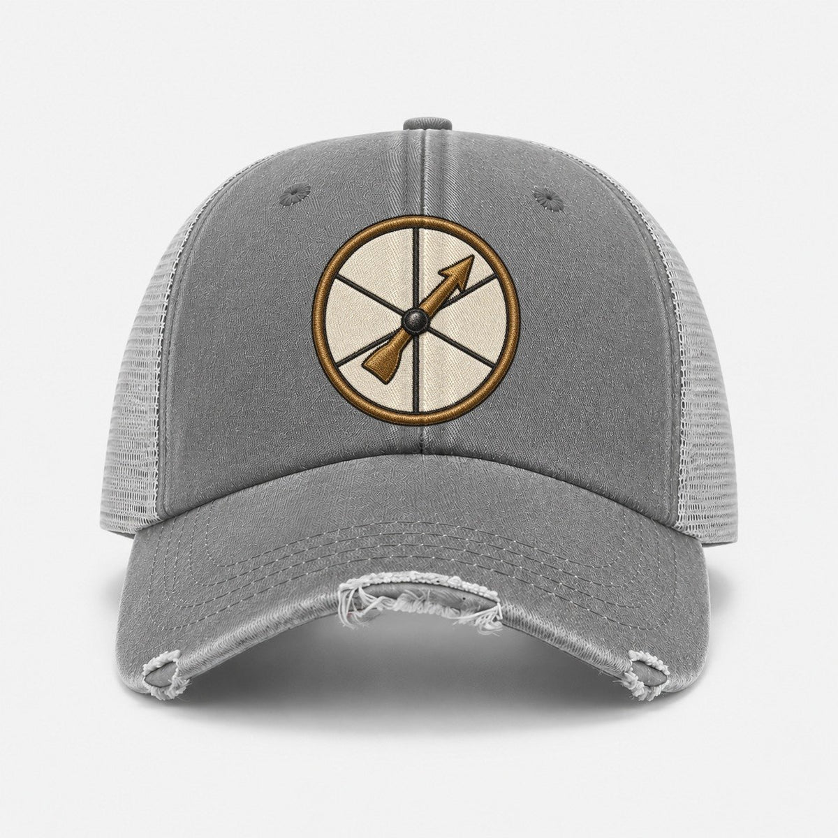 Grey — front view