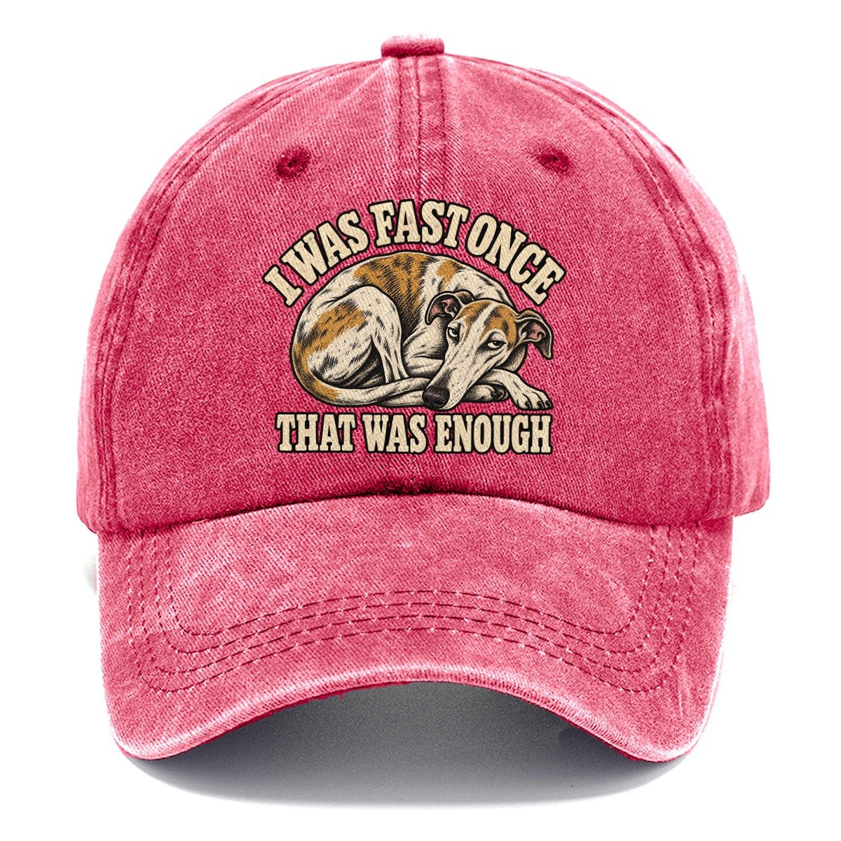 Greyhound Finished Early Everyday Originals Classic Cap – Pomegranate Blush