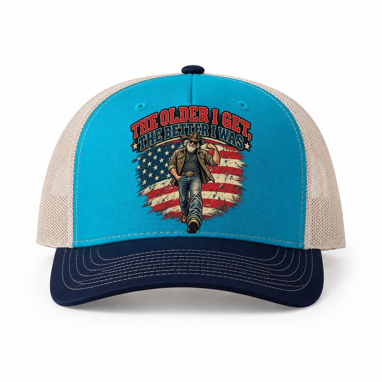 Teal-Navy — front view
