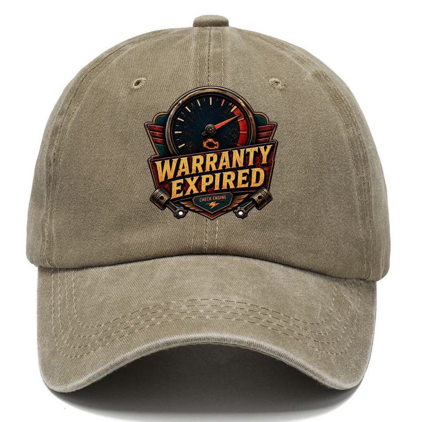 Warranty Expired Check Engine Classic Cap – Warm Sand