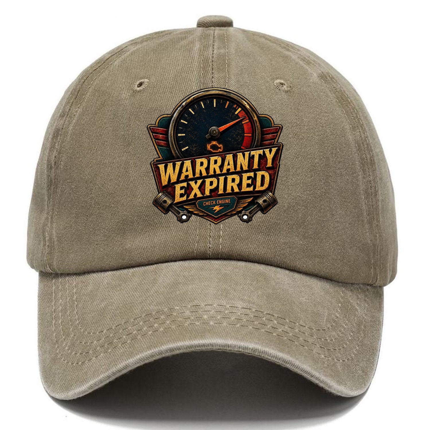 Warranty Expired Check Engine Classic Cap – Warm Sand