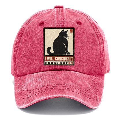 I Will Consider It Neko Says No Classic Cap – Pomegranate Blush