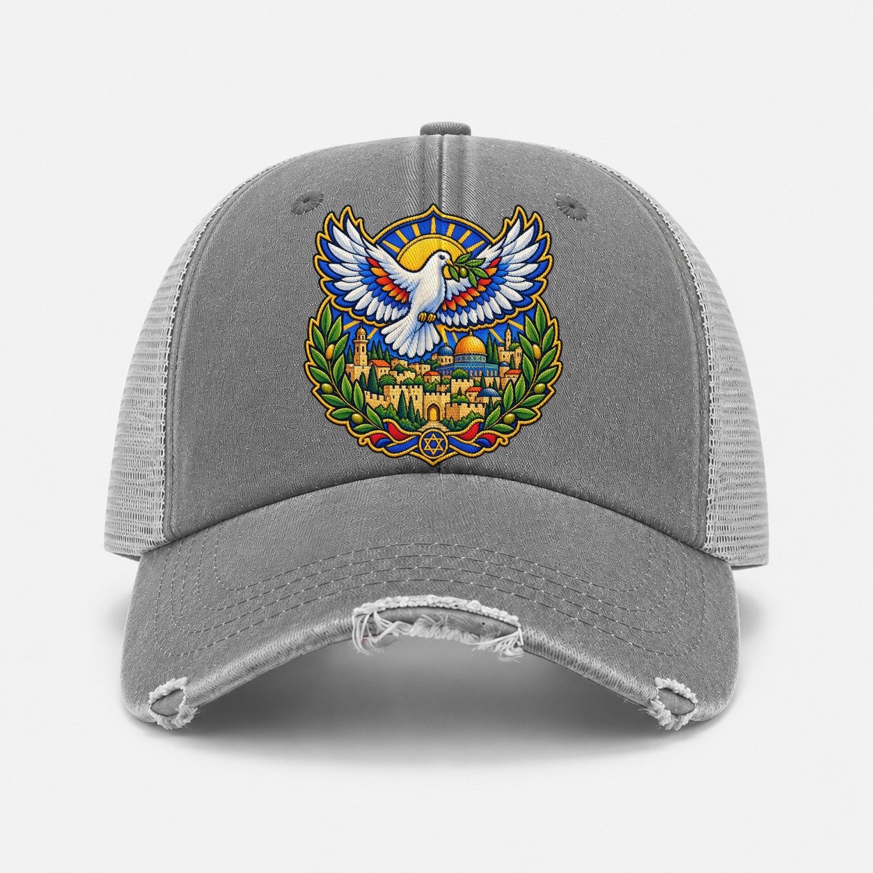 Grey — front view