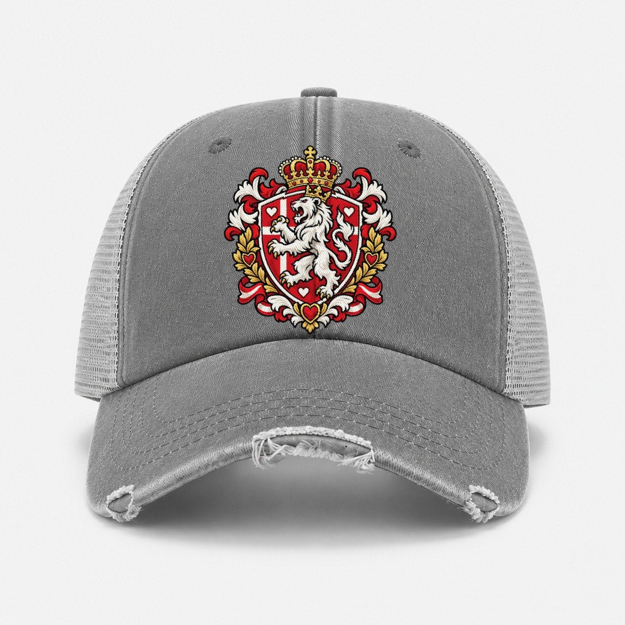 Grey — front view