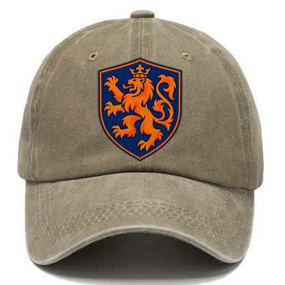 Netherlands Minimal Emblem Country Logos Classic Cap – Warm Sand