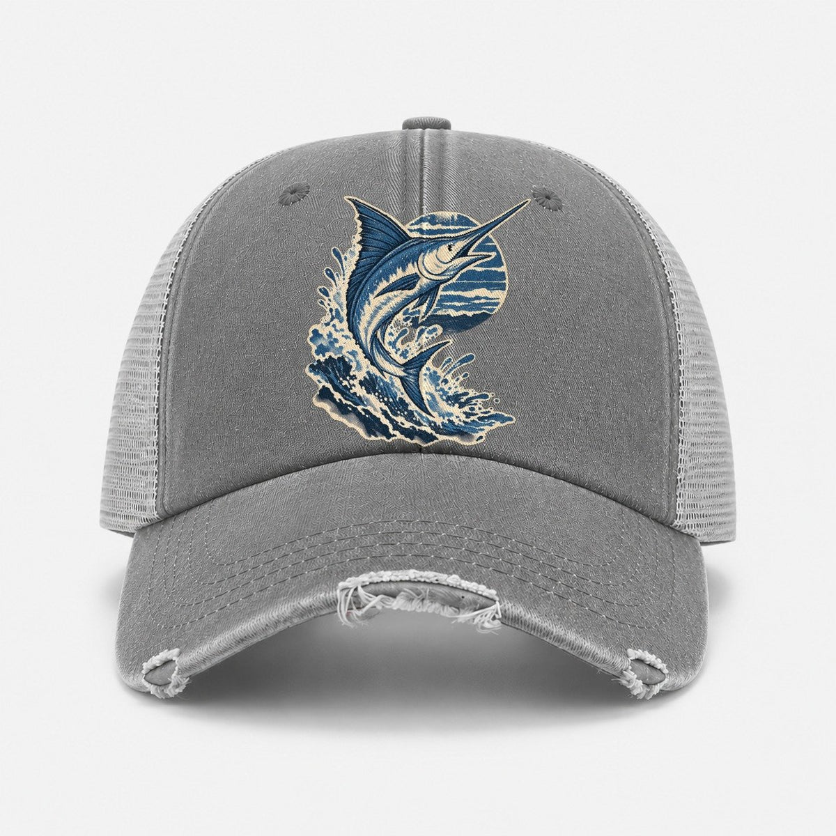 Grey — front view