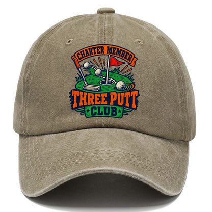 Three Putt Club Golf Life Classic Cap – Warm Sand