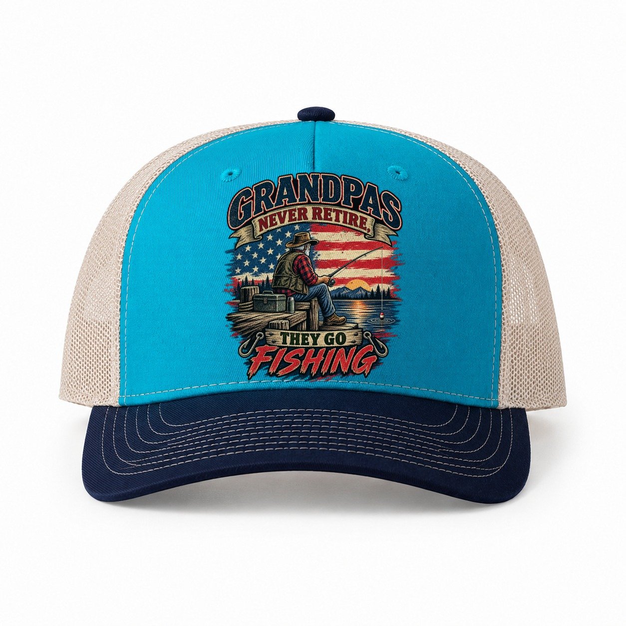 Teal-Navy — front view