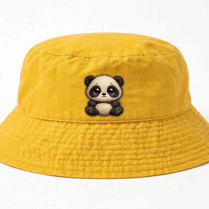 Baby Giant Panda Cub Kids Bucket Hat – Yellow