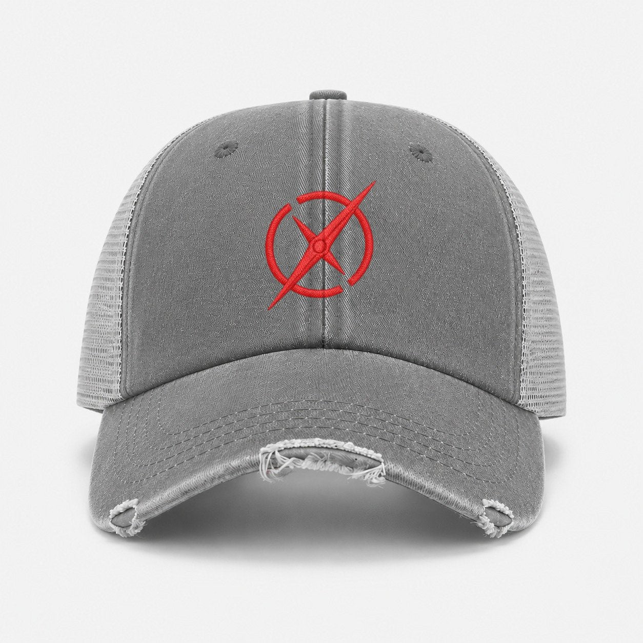 Grey — front view
