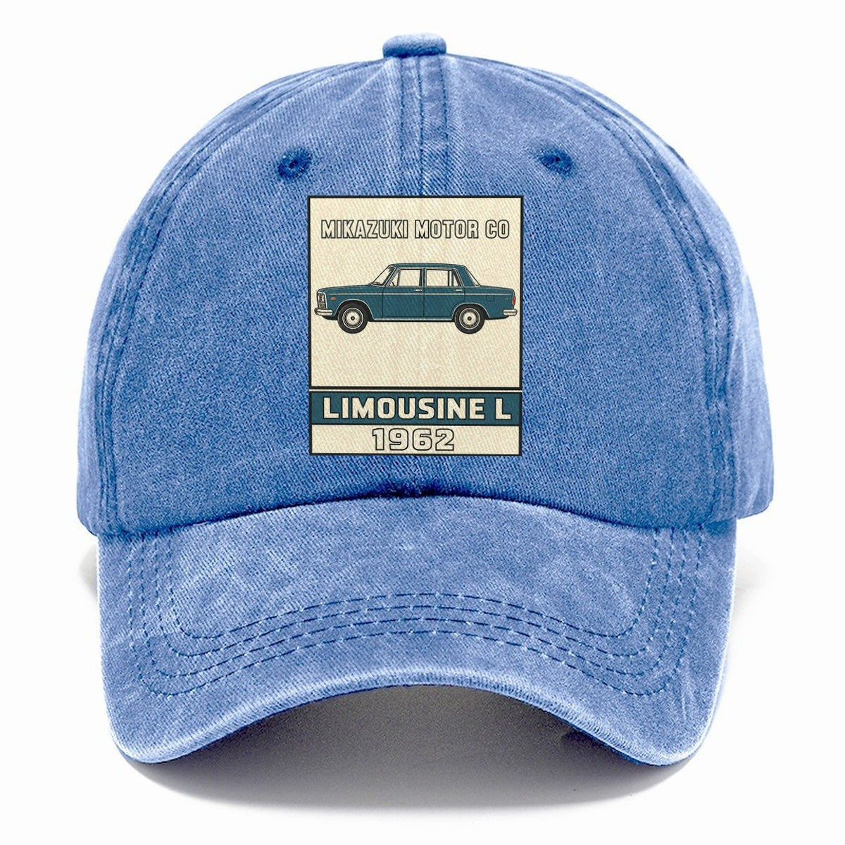 Mikazuki Limousine Showa Speed Plates Classic Cap – Summer Sky
