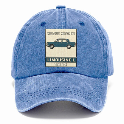 Mikazuki Limousine Showa Speed Plates Classic Cap – Summer Sky