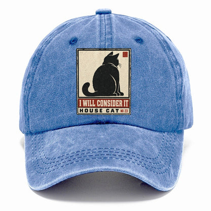 I Will Consider It Neko Says No Classic Cap – Summer Sky