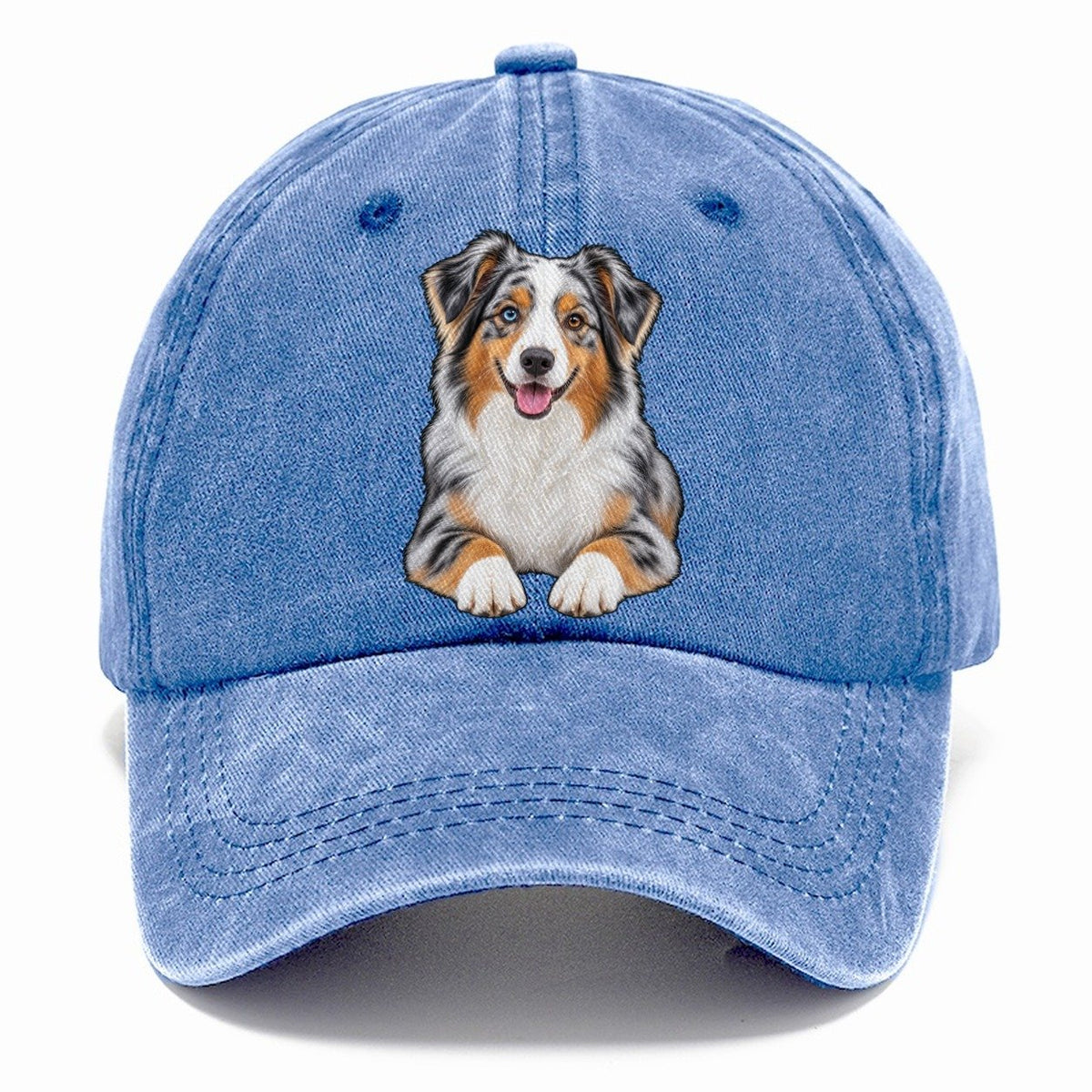 Blue Merle Mini Aussie Classic Cap – Summer Sky