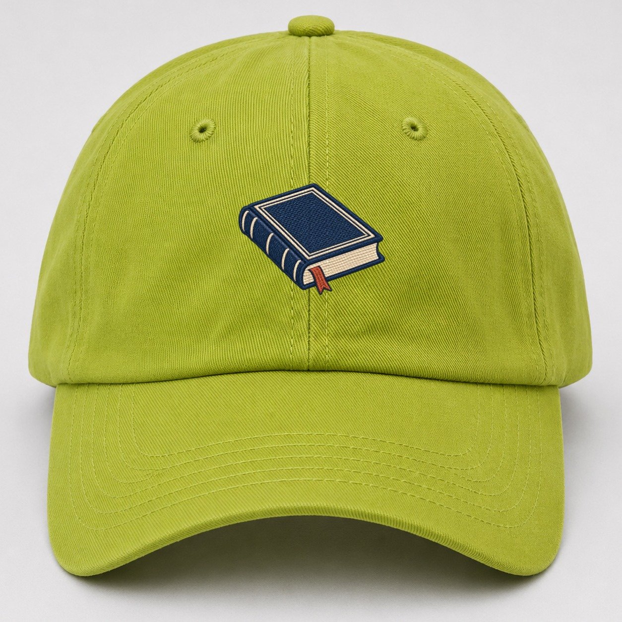 Hardcover Book Tiny Solo Marks Baseball Cap – Fluorescent Green
