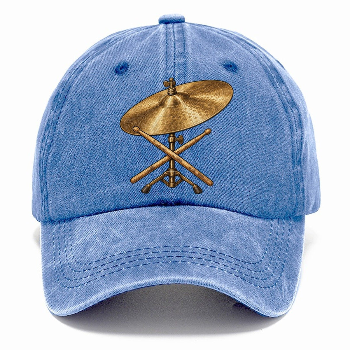Ride Cymbal And Sticks Fan Favorites Classic Cap – Summer Sky