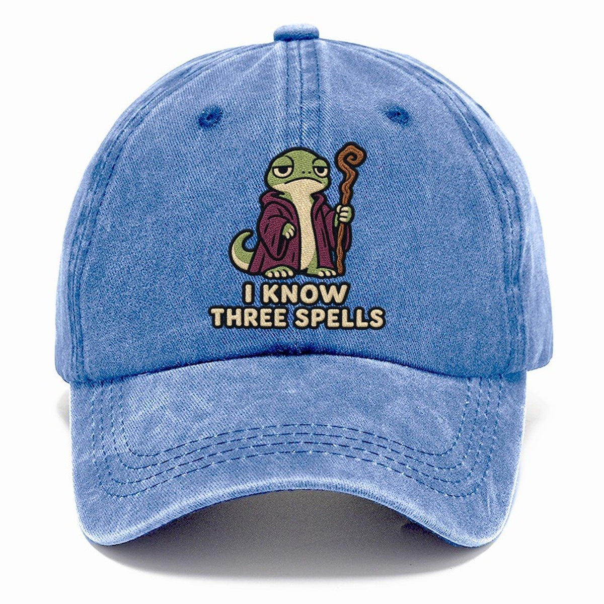 Lizard Mage Weary Court Classic Cap – Summer Sky