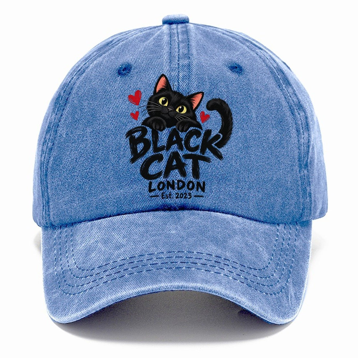 Black Cat London Est. 2023 Classic Cap – Summer Sky