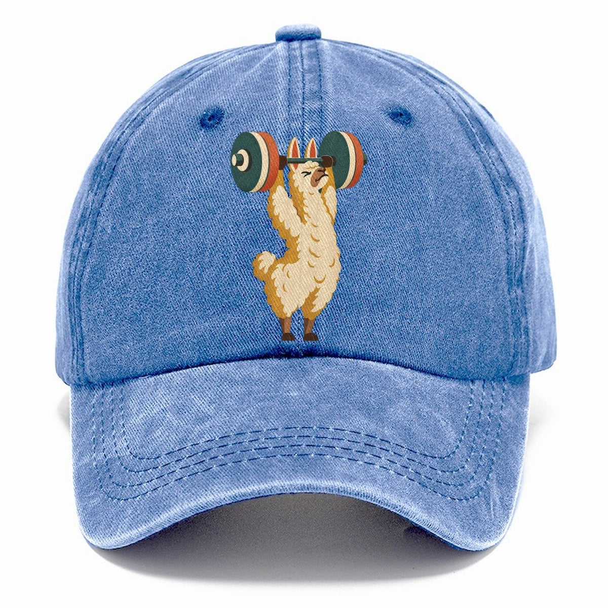 Llama Overhead Carry Animal Lifters Classic Cap – Summer Sky