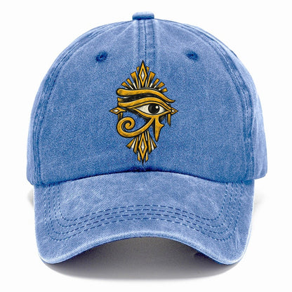 Eye of Horus Sunburst Classic Cap – Summer Sky