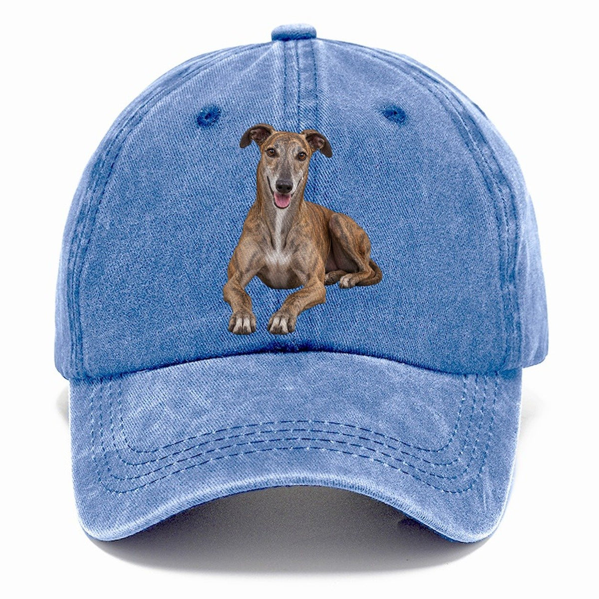 Greyhound Lying Down Top Breeds Classic Cap – Summer Sky
