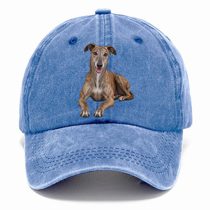 Greyhound Lying Down Top Breeds Classic Cap – Summer Sky