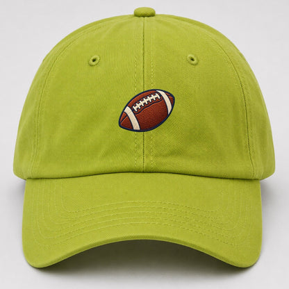 American Football Tiny Solo Marks Baseball Cap – Fluorescent Green